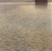 Gustav Klimt Island in the Attersee oil painting